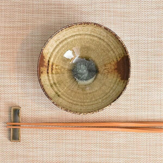 Mino Rice Bowl Japanese Tableware Rice Bowl Made in Japan Minoyaki Tea Bowl, Fashionable, Modern