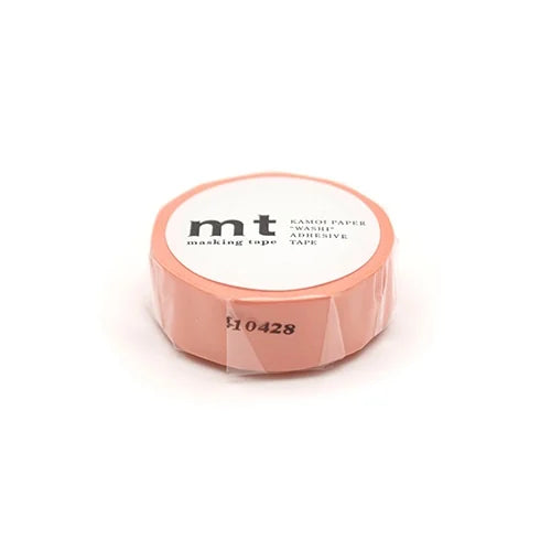 mt Masking Tape – Salmon Pink, 15mm×7m