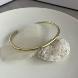 [Size order possible]brass bangle presence brass bangle for summer wear simple bangle gold