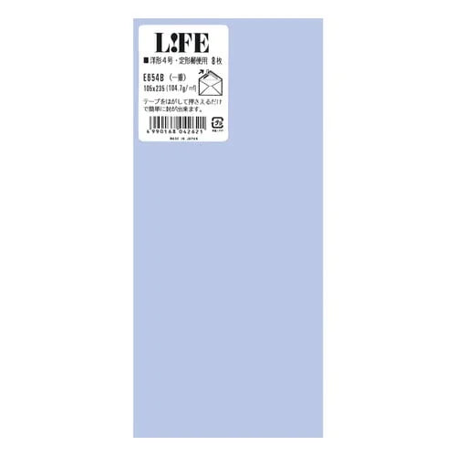 LIFE Self-Seal Color Envelope – Yo-4, Blue