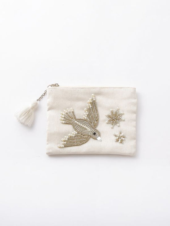 Bead Embroidery Flat Pouch S (2 colors) M42-1680