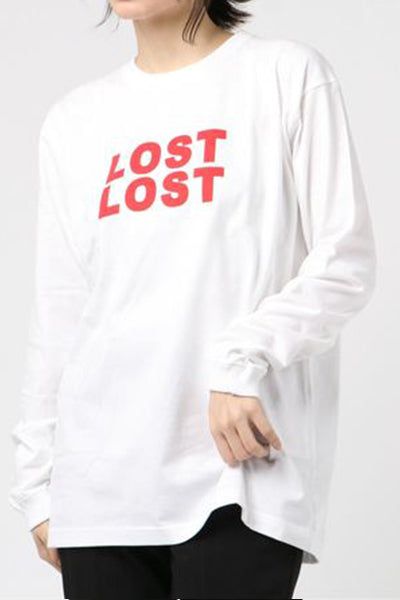 LOST LOGO Long T (Red)