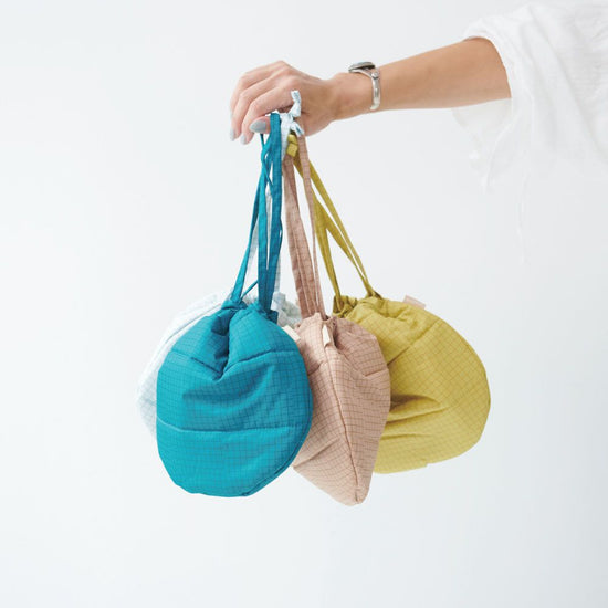 Cotton drawstring "check