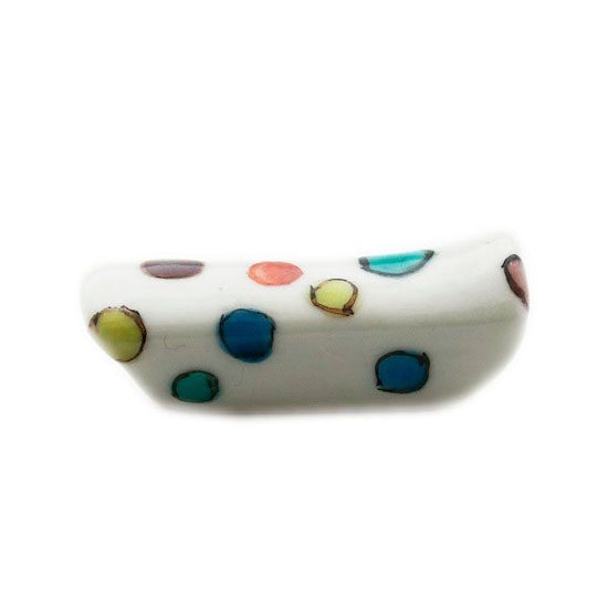 [Eisyou] Kutani Five-Colored Polka Dot Mini Chopstick Rest