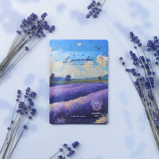 Hokkaido Lavender Scented Face Mask, 1 sheet