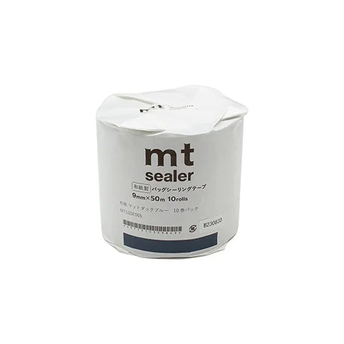 mt Sealer Bag-Sealing Tape (10-Pack) – Matte Duck Blue, 9mm×50m
