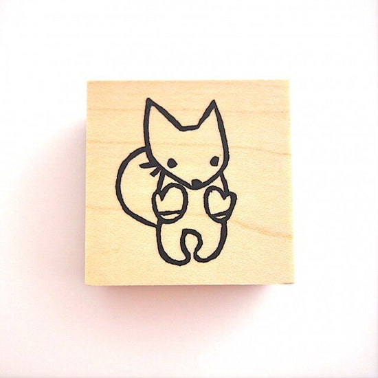 Rubber stamp [gloved fox]