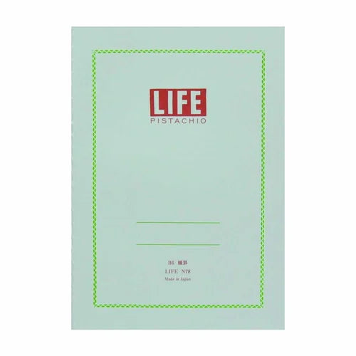 LIFE Pistachio Notebook – B6, Ruled