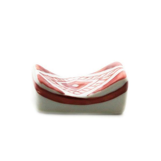 [Eisyou] Chopstick rest with cobblestone design (red)