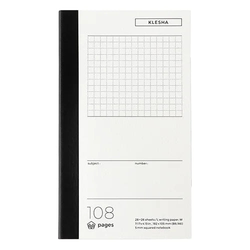 LIFE KLESHA Notebook – B6 (custom), Dotted grey rule (N810)