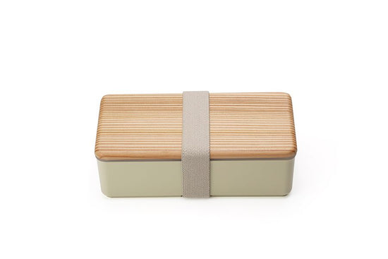 BENTO STORE Lunch Box with Wooden Lid, Ancient Japanese Cedar 500ml