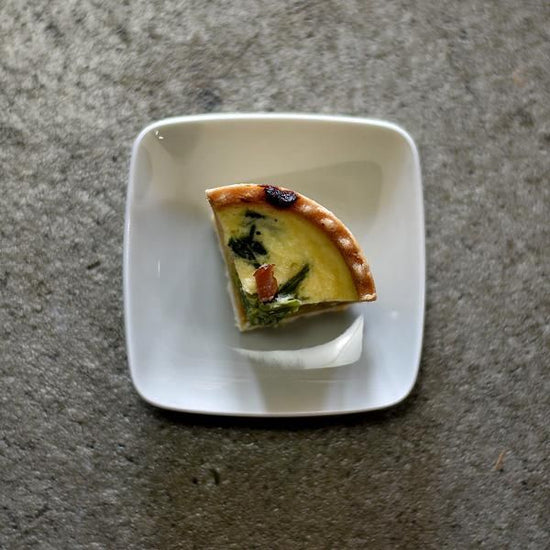 Gray square flat small dish, Japanese tableware, Shokado, made in Japan, Minoyaki, stylish, modern