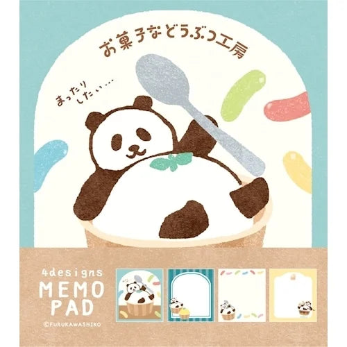 Furukawa Shiko Memo Pad – Relaxing Panda