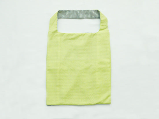 TWINS bag <L> [Gray Leaf × Lemon Yellow]