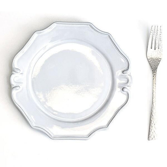 Depre Motif Plate White White Type Western Tableware, shaped plate, made in Japan, Minoyaki