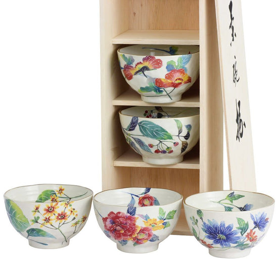 Flower Cloth Rice Bowl Set (03916)