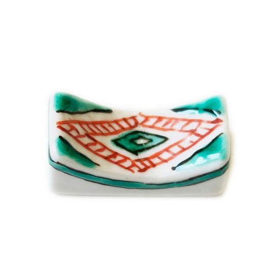 [Eisyou] Chopstick rest with cobblestone design (green)
