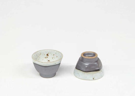 Octagonal Half-Hidden Celadon Porcelain (set of 10)