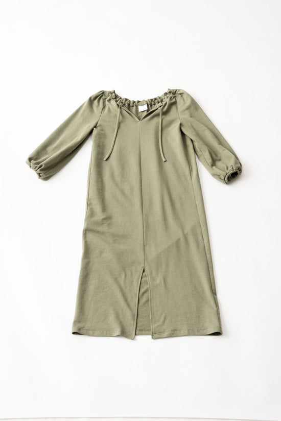 Long Sweat Dress (Khaki)