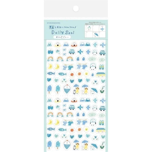 Furukawa Shiko Daily Stickers – Weather (Blue)
