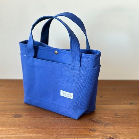 <New Item>S Tote of Solid Canvas *Royal Blue