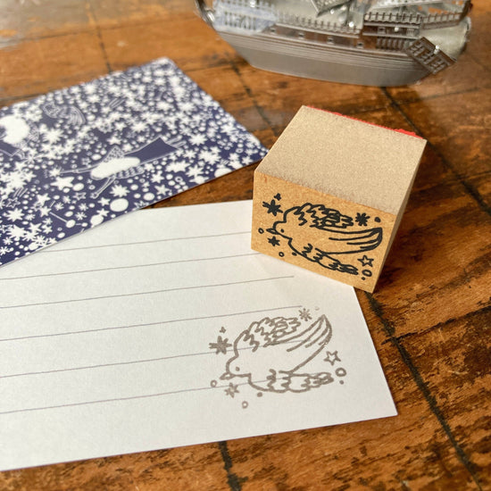 Spica pattern store "Angel in the starry sky" stamp "Bird in the starry sky".