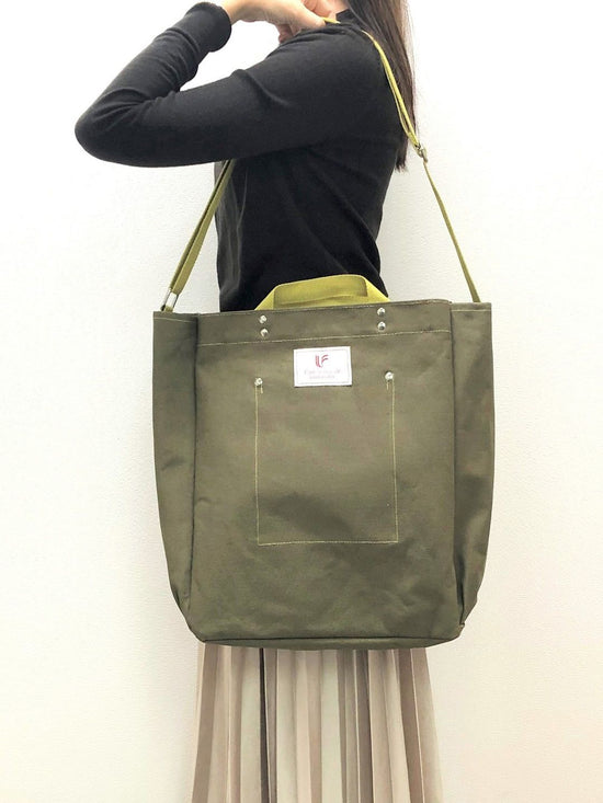 Canvas Color Scheme 2WAY Tote