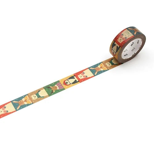 mt Masking Tape – Winter Outfits, 15mm×7m