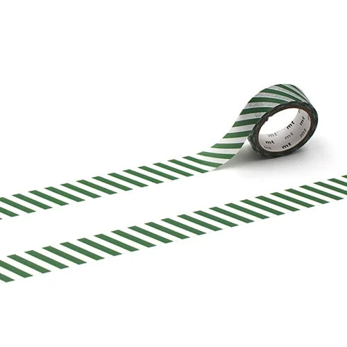 mt Masking Tape – Stripe Deep Green, 15mm×5m