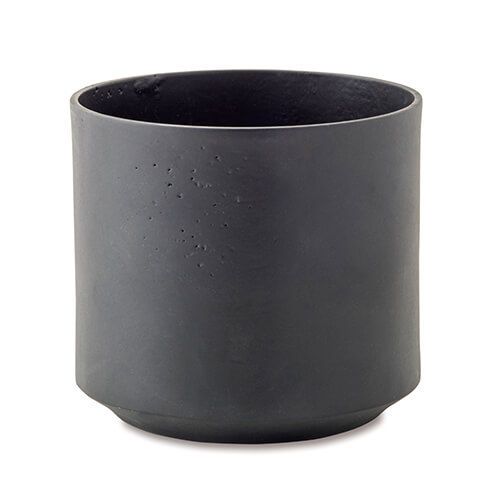 63662 [PLUS THE GREEN] Round Pot, Black