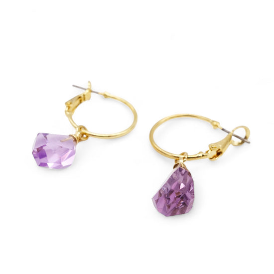 Buds Amethyst Pierced earrings