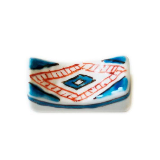[Eisyou] Chopstick rest with cobblestone design (blue)
