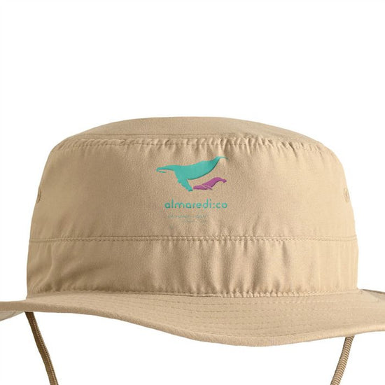 Safari Hat Khaki "Humpback whale parent-child bond"