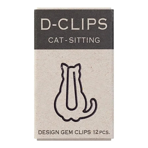 MIDORI D-Clips Mini Box – Sitting Cat