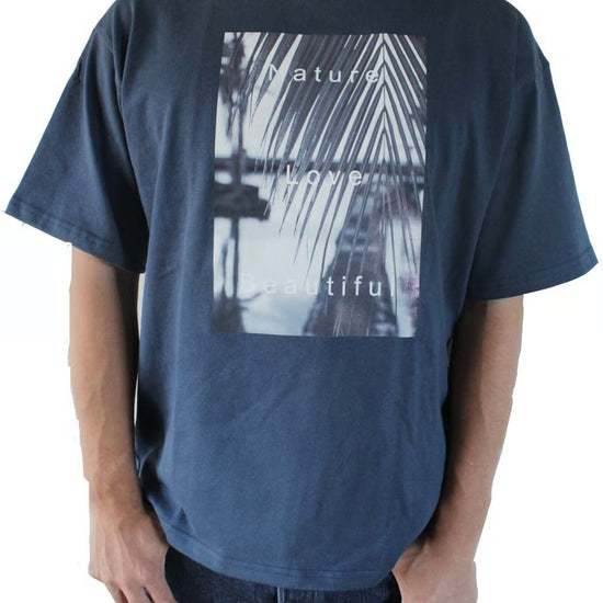 T-shirt Navy Pam Monochrome