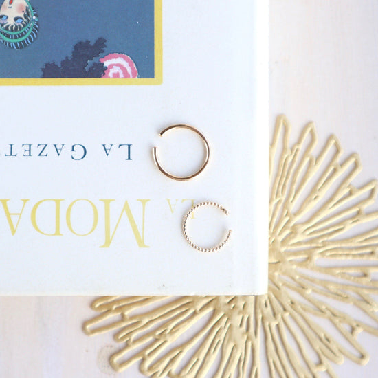 Dot earcuff (2way→Pinky Ring)