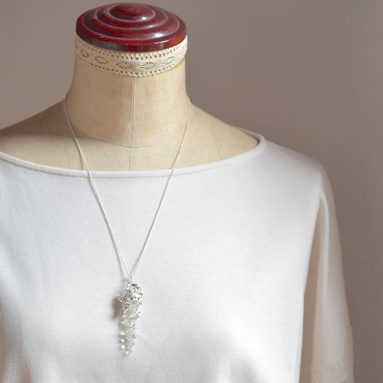 White Wisteria Necklace