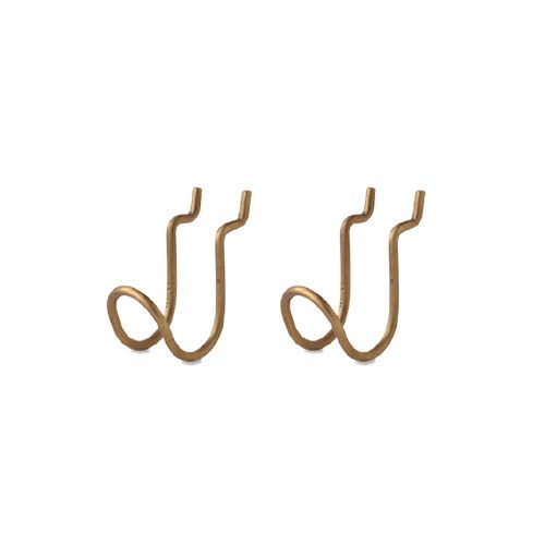 63477 [POSH MADE] Loop hook, set of 2, antique gold