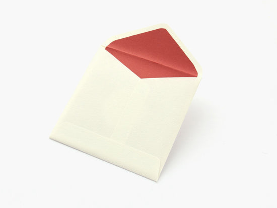 Paper cutout pouch [flower, white].