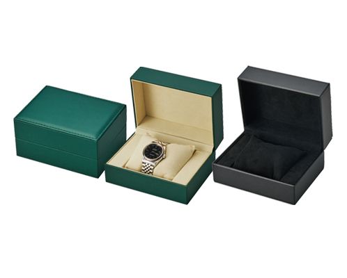 Watch Boxes Box for high value watches with synthetic leather finish cushions, 10 pcs AR-W445