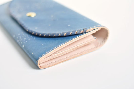 Starry sky No.253 (trifold long wallet)