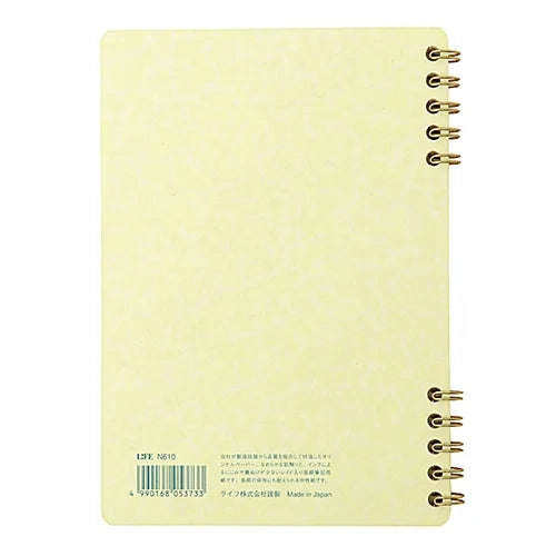 LIFE Cinnamon Ring Notebook – B6, Grid