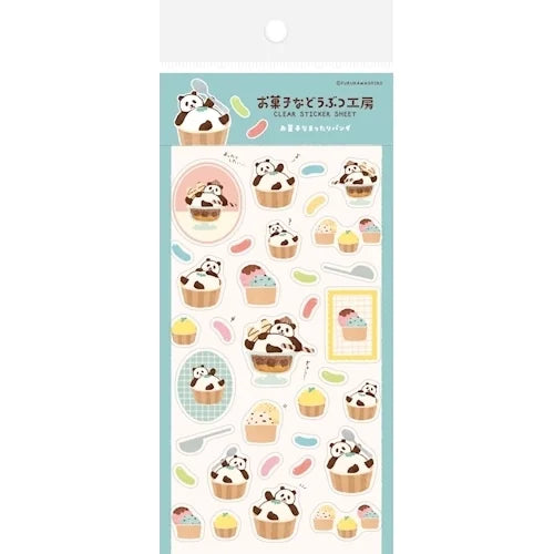 Furukawa Shiko Clear Sticker Sheet – Relaxing Panda