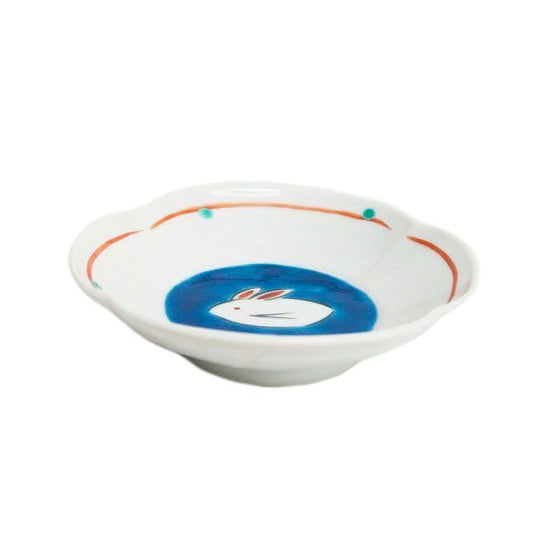 [Eisyou] Snow Rabbit pattern 3.7" dish
