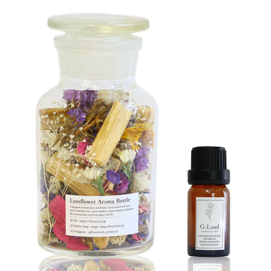 Loss Flower Aroma Bottle with fragrance oil (Lotus scent)