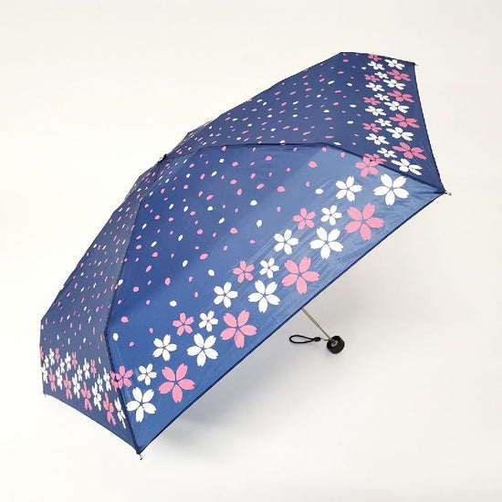 Pocket Brella Ultra-Small 5-Tiered Micro Floral Pattern Rain or Shine Umbrella