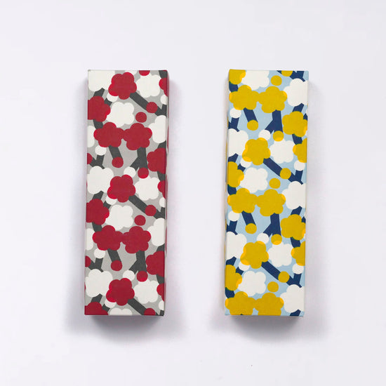 Kyoto hand-dyed Japanese paper pen case (plum)