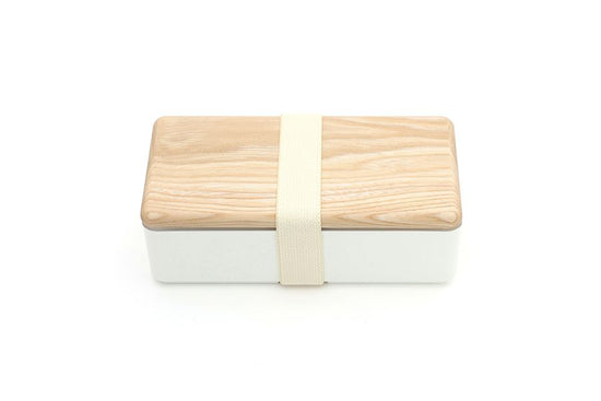 BENTO STORE Bento Box with Wood Lid, Stopper Wood 500ml