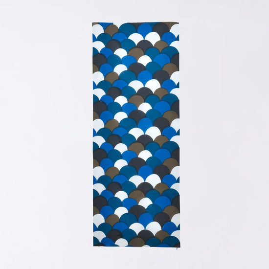 Kyoto Hand-Dyed Tenugui Hand Towel (Blue Sea Waves)
