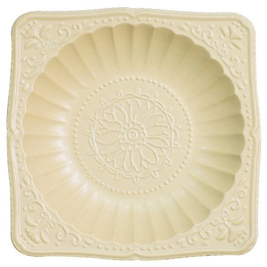 Fleur Brunch Plate Ivory (08431)